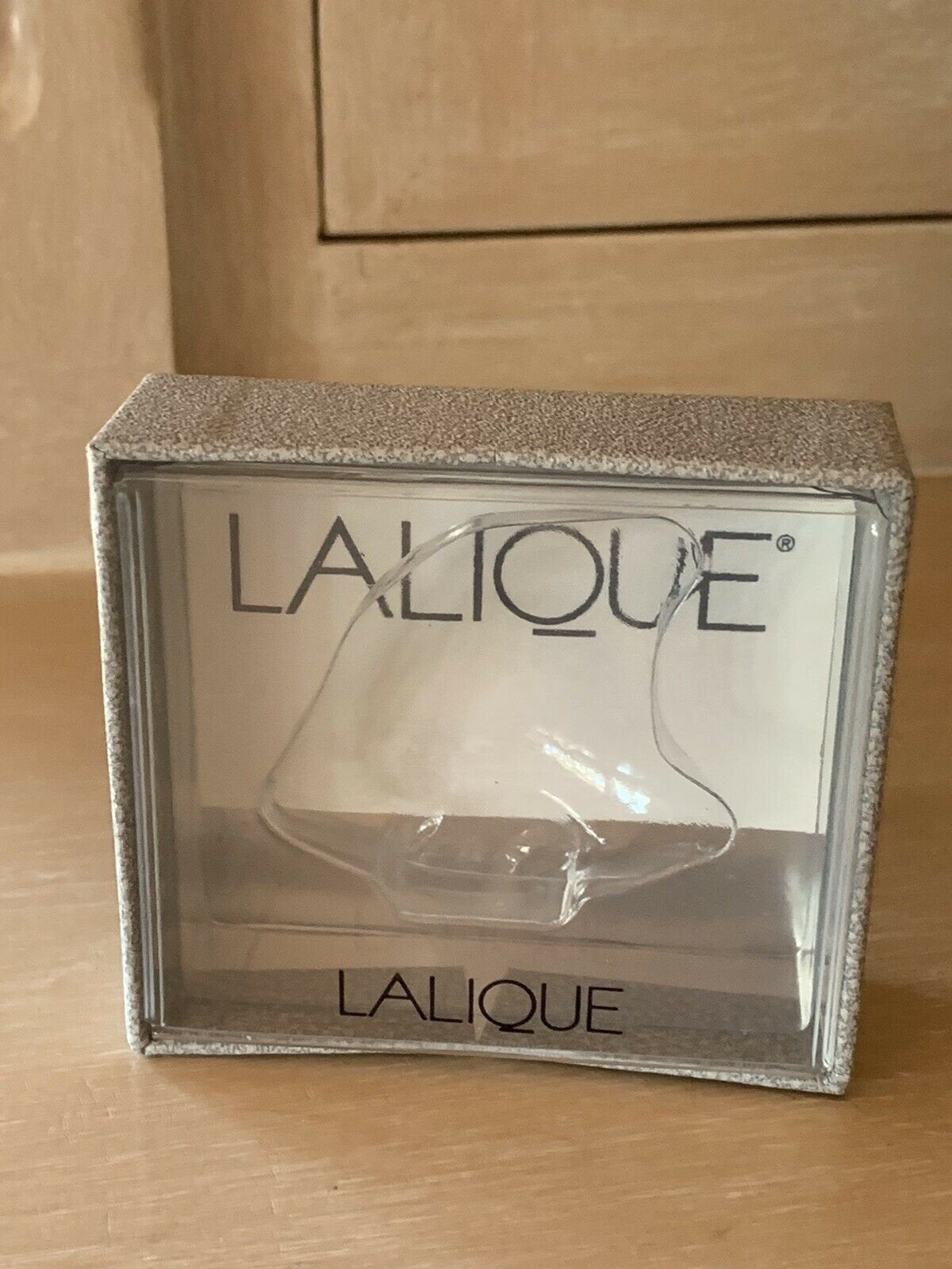 Lalique Cachet Poisson Unique Black Seal Fish Figurine w/Box BRAND NEW