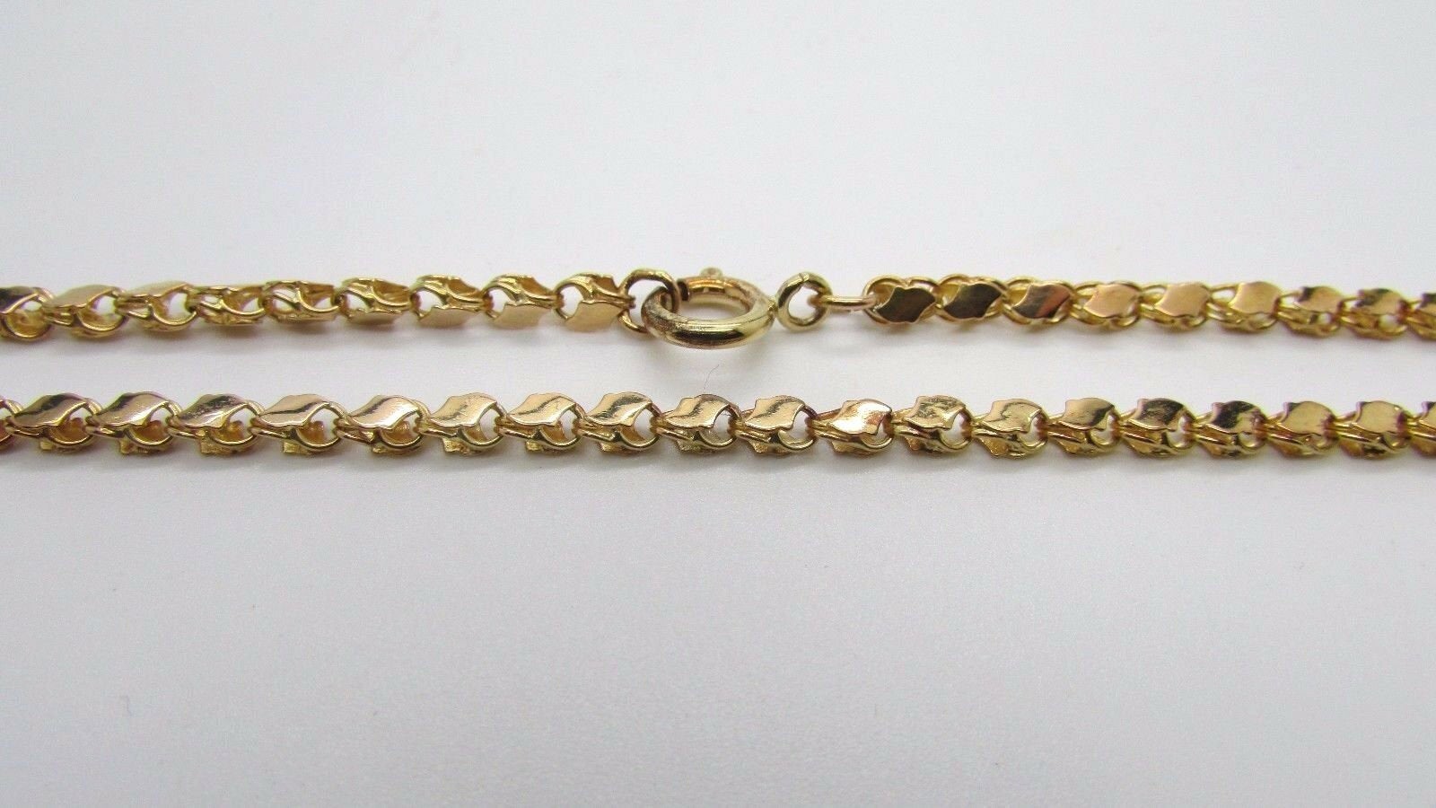 22K Pretty Yellow Gold Diamond Cut Kordon Chain 20 Inches 15 Grams