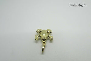 14K Yellow Gold Cute Frog Pendant/Charm 1.5 Grams