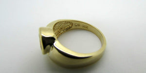 14K Pretty Yellow Gold Citrine Ring Oval Shape Ladies 6.5 Grams