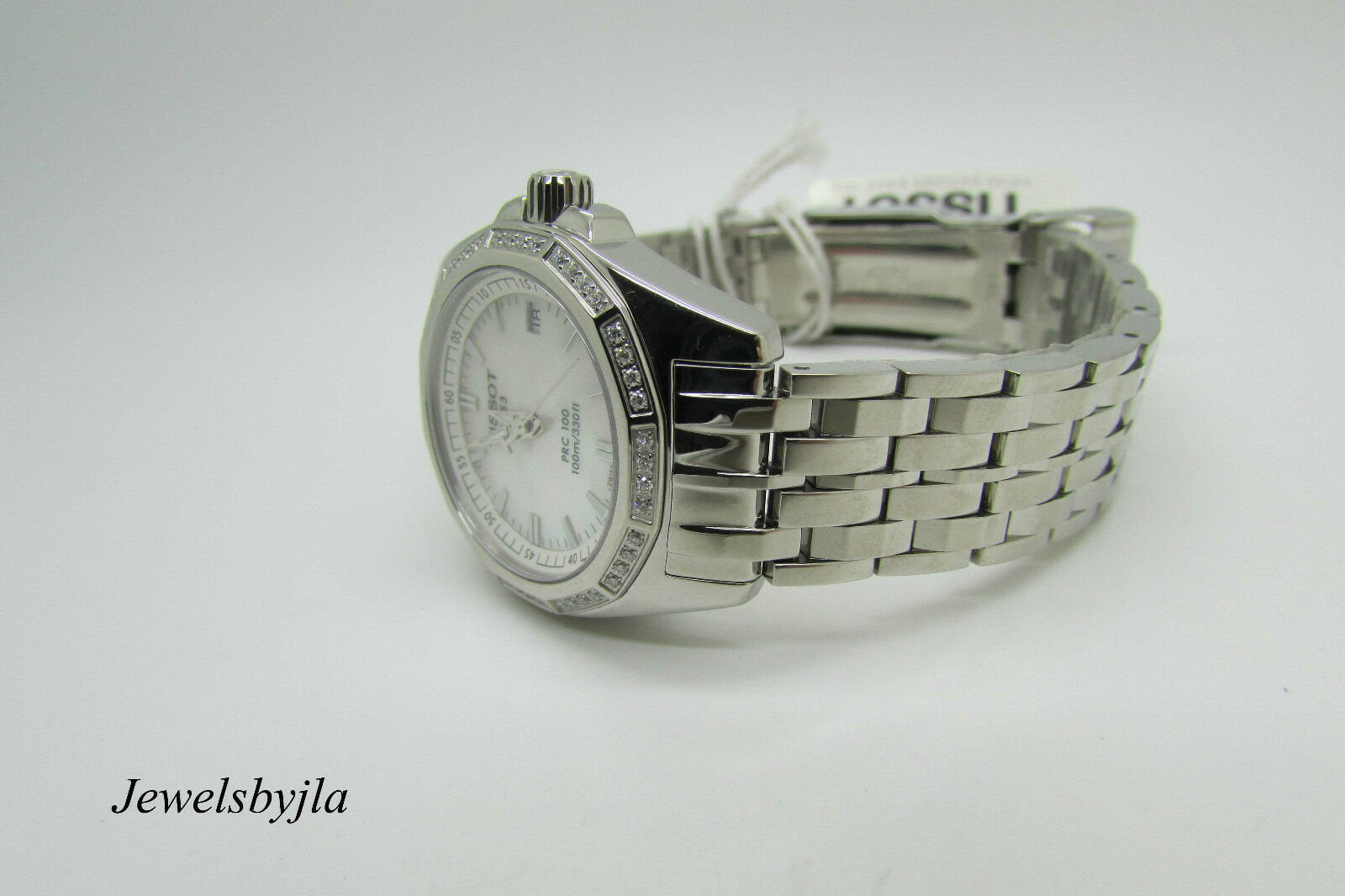 Tissot T22118121 Ladies Watch T-Sport Prc 100 Mother Of Pearl Diamonds Brand New