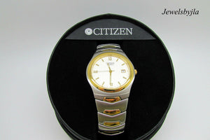 Citizen Bk1114-50A Mens Watch Date Water Resistant Dress Bracelet Brand New!