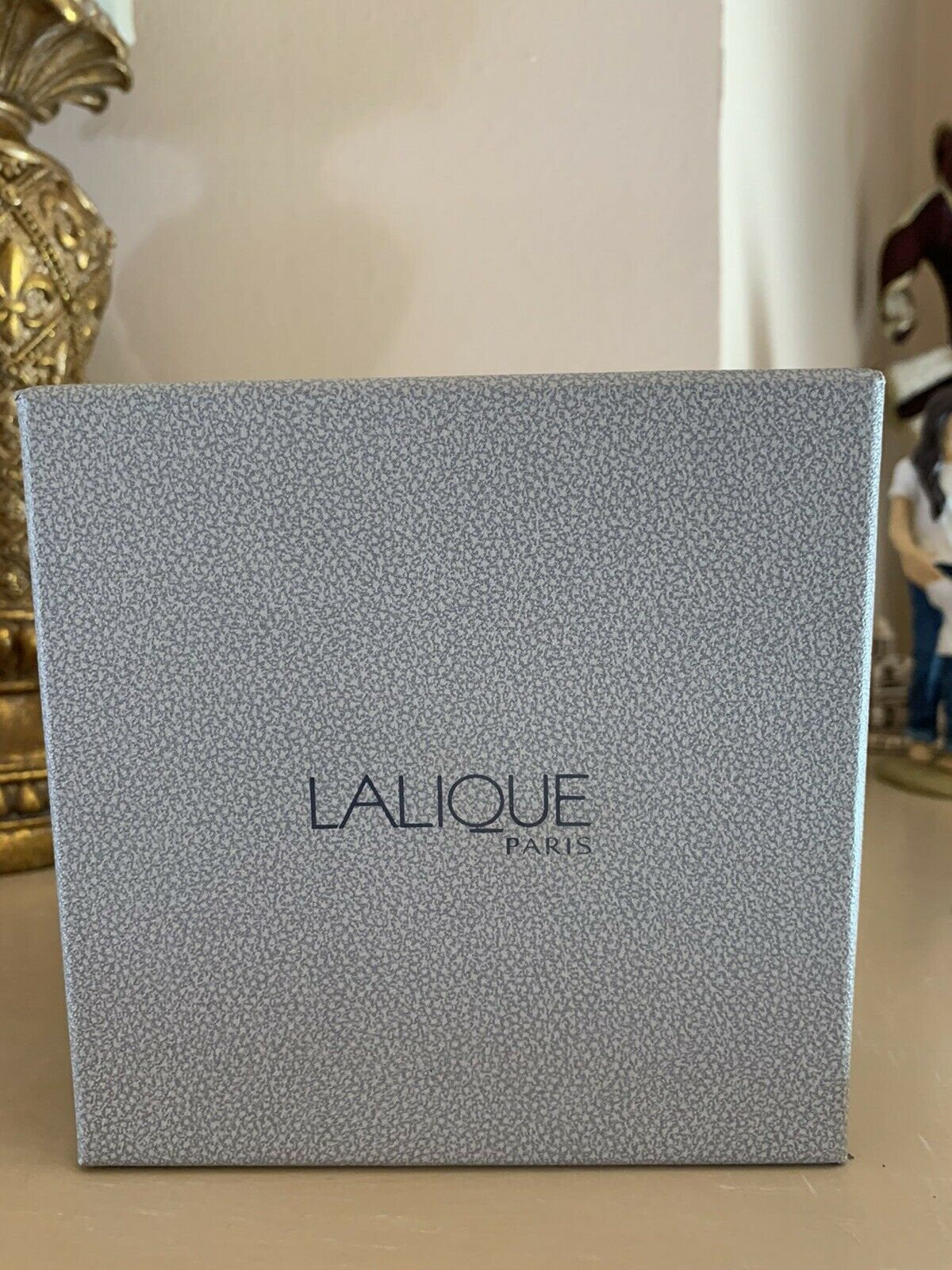 Lalique French Coupelle Mint Coriandre (Corriander) Bowl/Candle Holder Brand New