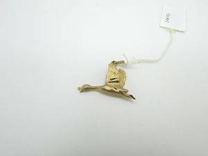 14K Yellow Gold Bird Charm/Pendant 1.3 Grams