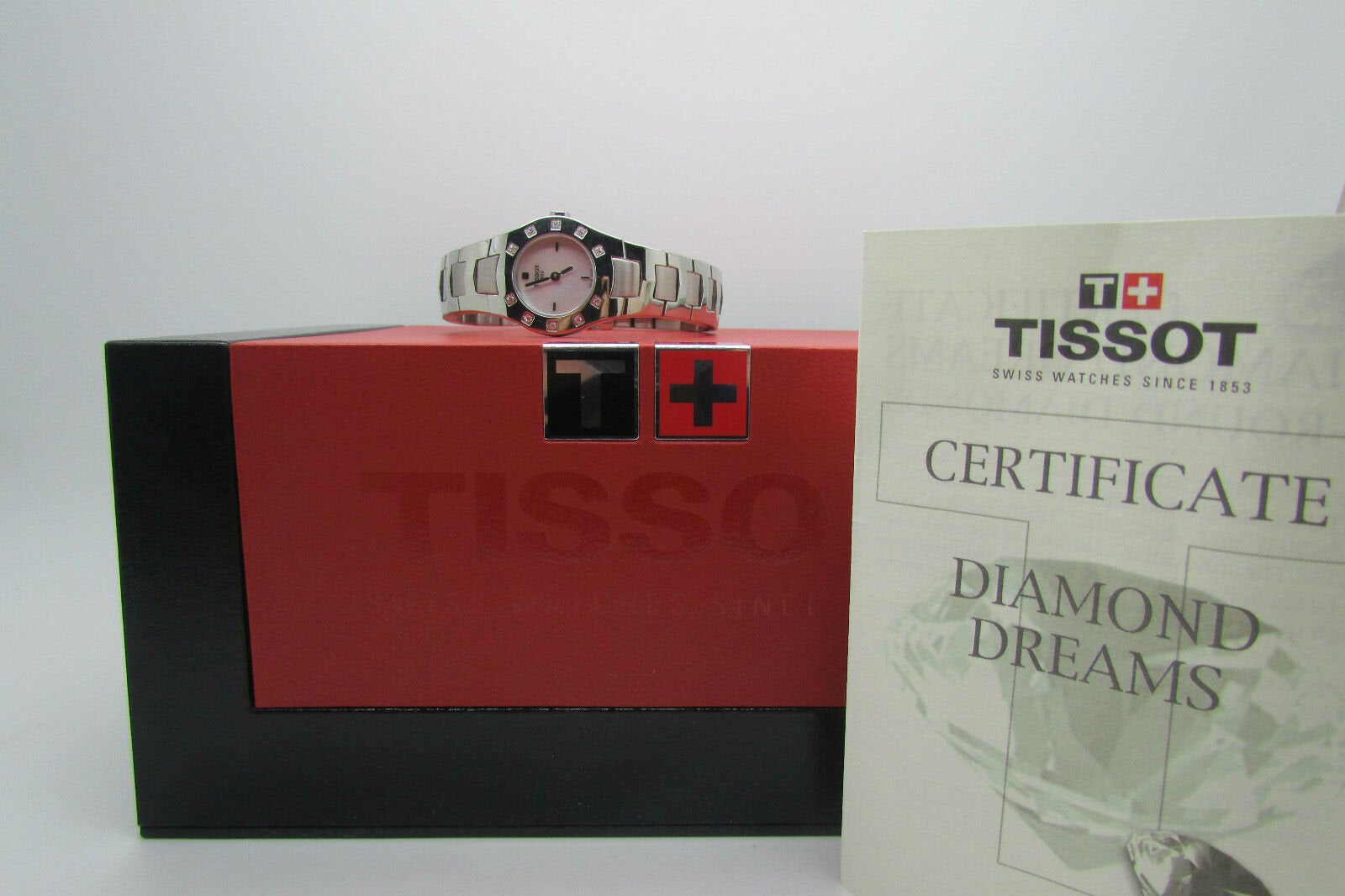 Tissot Women&#39;s T64168581 T-Trend Diamond Accented Watch Brand New In Box!