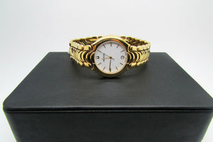 Accutron By Bulova Men&#39;s Yellow Gold Tone Watch 27B25 Brand New In Box