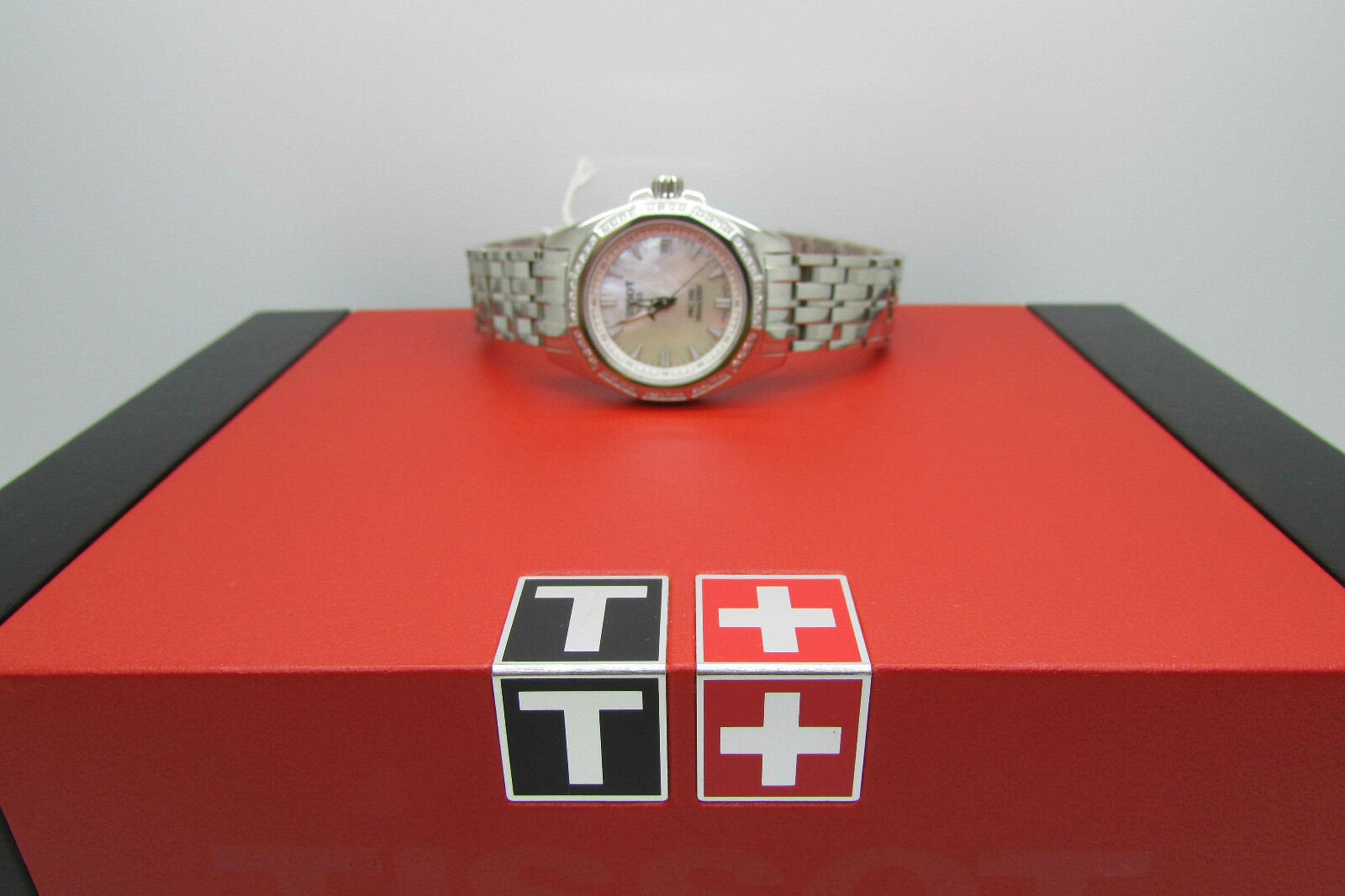 Tissot T22118121 Ladies Watch T-Sport Prc 100 Mother Of Pearl Diamonds Brand New