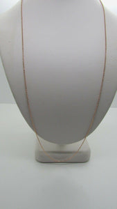 14K Pretty Rose Gold Ball Chain 20 Inches 2.1 Grams Made In Italy