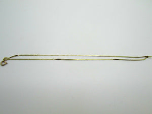 14K Yellow Gold Layered S-Chain Pretty Bracelet 2.6 Grams 7&quot; Long