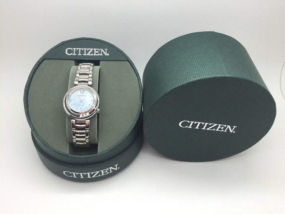 Citizen Women&#39;s Em0320-59D Citizen Ladies Sunrise Japanese Quartz Silver Watch