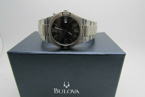 Bulova Men&#39;s Bracelet Stainless Steel Watch 96G17 Brand New!