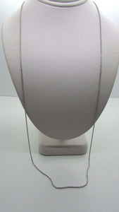 14K Pretty White Gold Rope Chain 24 Inches 3.7 Grams Made In Italy