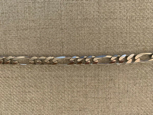 14K White Gold Beautiful Thick White Gold MenS Figueroa Bracelet 22 Grams