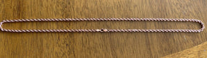 14K Rose Gold Diamond Cut 22 Inches Rope Chain 16.7 Grams 3Mm