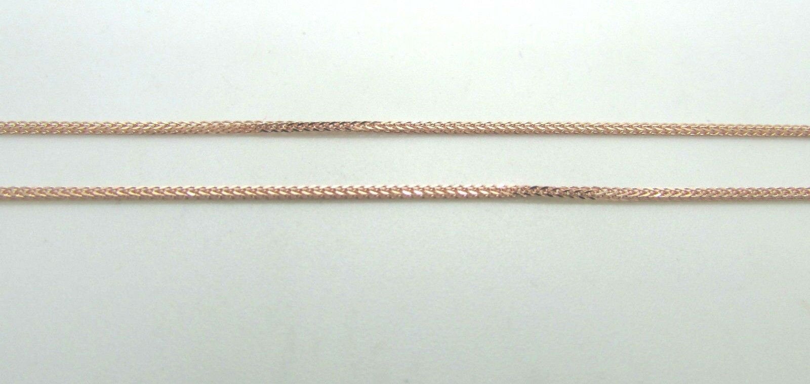 14K Pretty Rose Gold Foxtail Chain 16 Inches 1.7 Grams