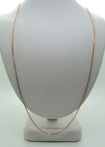 14K Pretty Rose Gold Foxtail Chain 20 Inches 2 Grams