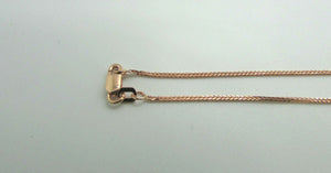 14K Pretty Rose Gold Foxtail Chain 16 Inches 1.7 Grams