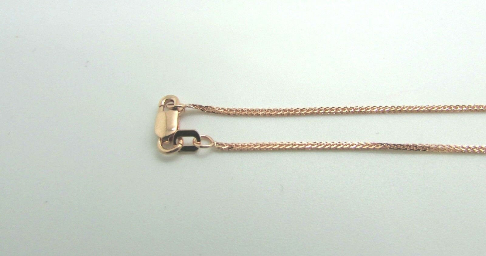 14K Pretty Rose Gold Foxtail Chain 18 Inches 1.8 Grams