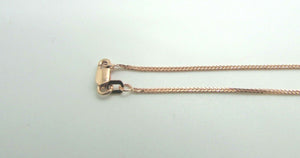 14K Pretty Rose Gold Foxtail Chain 18 Inches 1.8 Grams