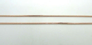 14K Pretty Rose Gold Foxtail Chain 20 Inches 2.9 Grams