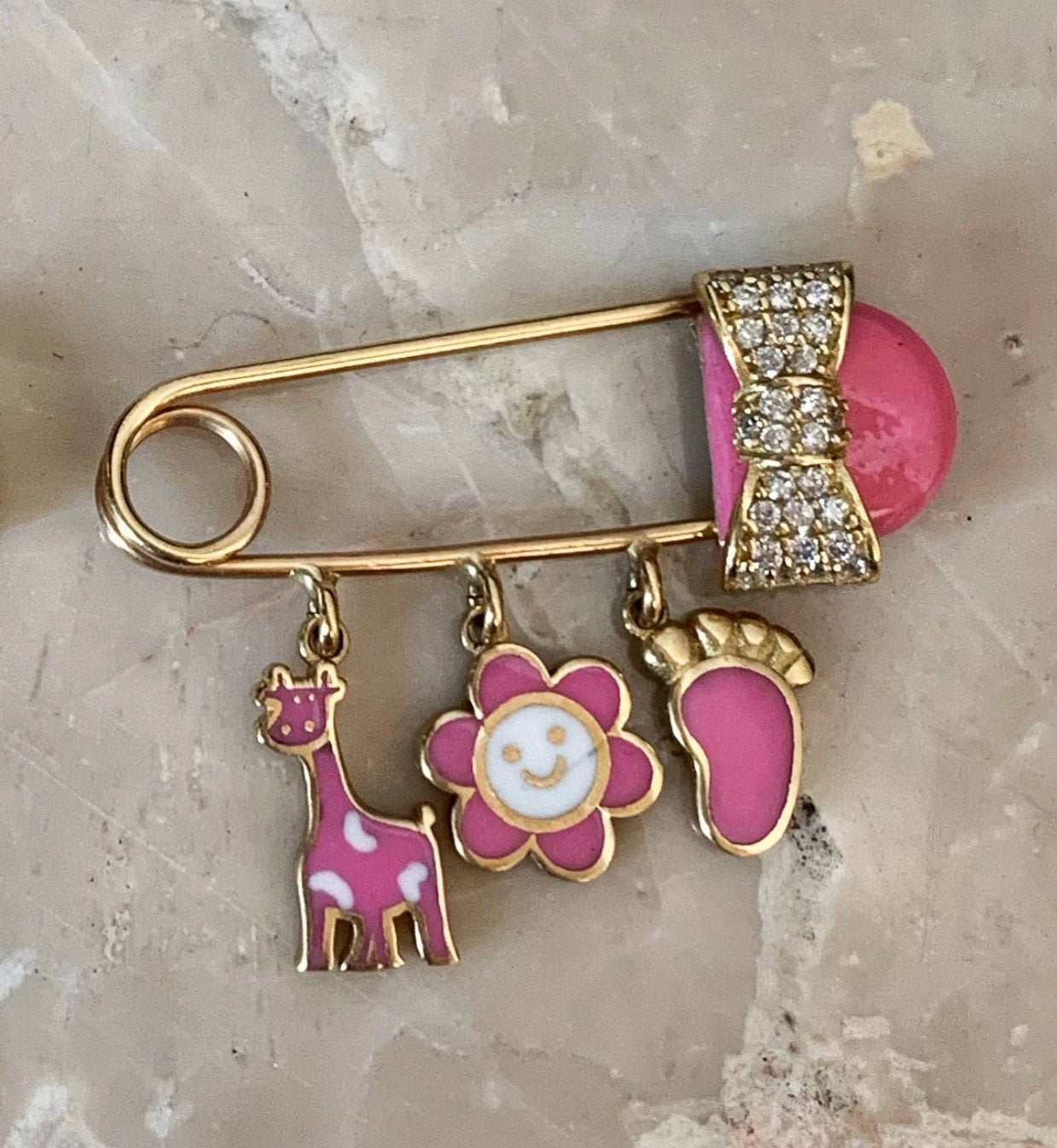 Pretty safety deals pins